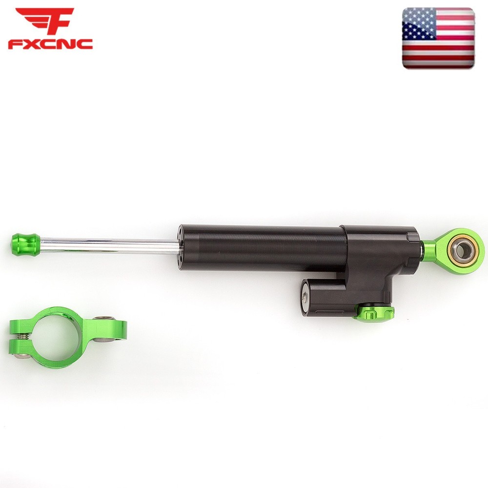 Adjust CNC Steering Damper Linear Stabilizer Reversed Safety Control Damping