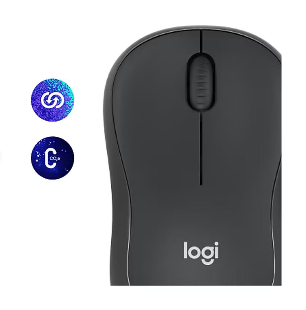 Logitech Bluetooth Wireless Mouse and 16" Laptop Sleeve Bundle M240 Silent Mouse