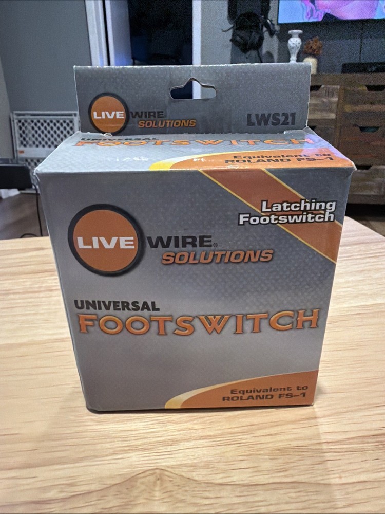 LWS21 Universal Latching Footswitch