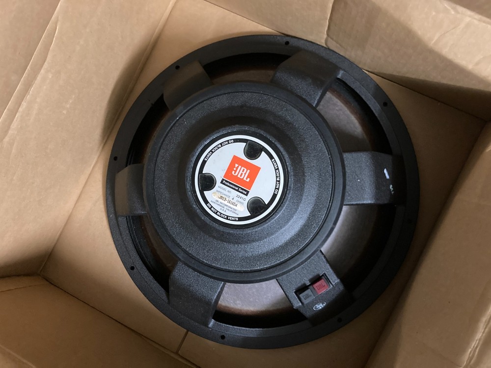 JBL 2241 G 18” Speaker, Single - Open Box