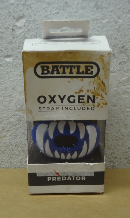 Battle Sports Predator Oxygen Lip Protector Mouthguard with Strap