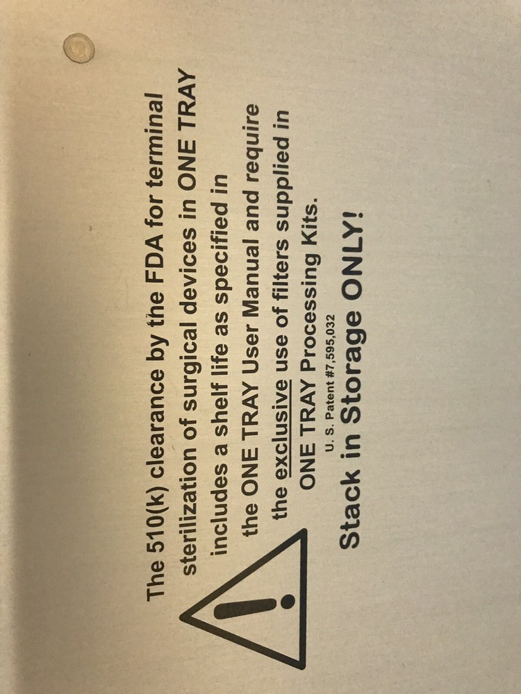 One Tray Sterilization Container Very Good Condition