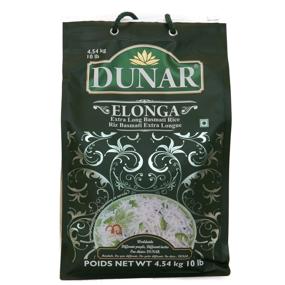 Elonga Basmati Rice 1121 Long Grain, 10 Lb