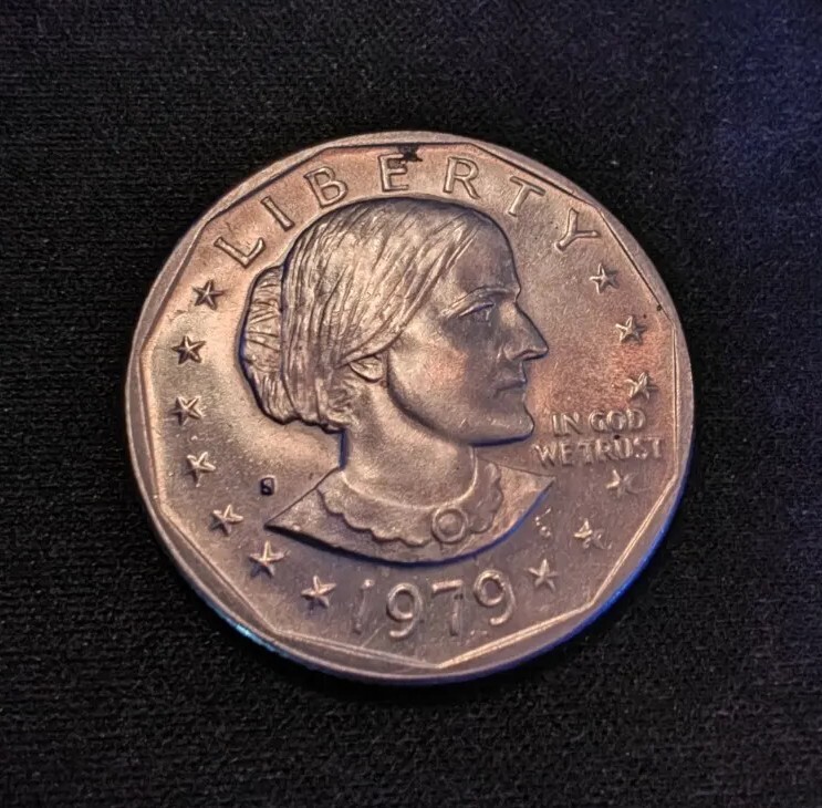 1979 Susan B Anthony S "Error" RARE Read Description Double Die Obverse On Mint