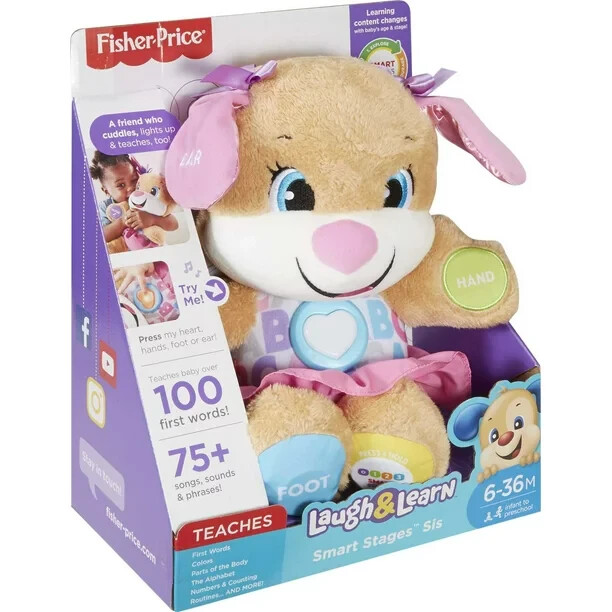 FISHER-PRICE LAUGH & LEARN SMART STAGES, SIS *DISTRESSED PKG