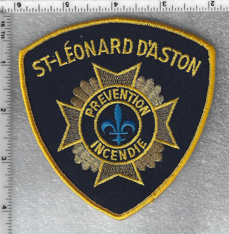 Saint-Jean-Sur-Richelieu Fire Dept (Quebec, Canada) Shoulder Patch