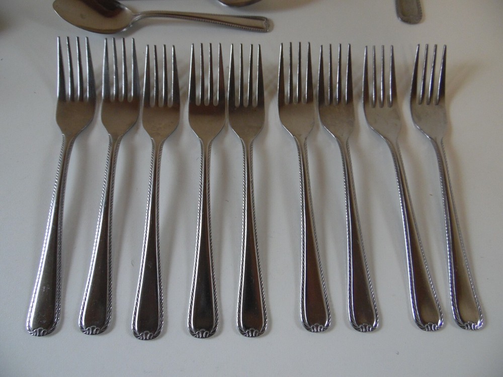 rogers stainless 18/0 D Stainless Flatware 44 peace