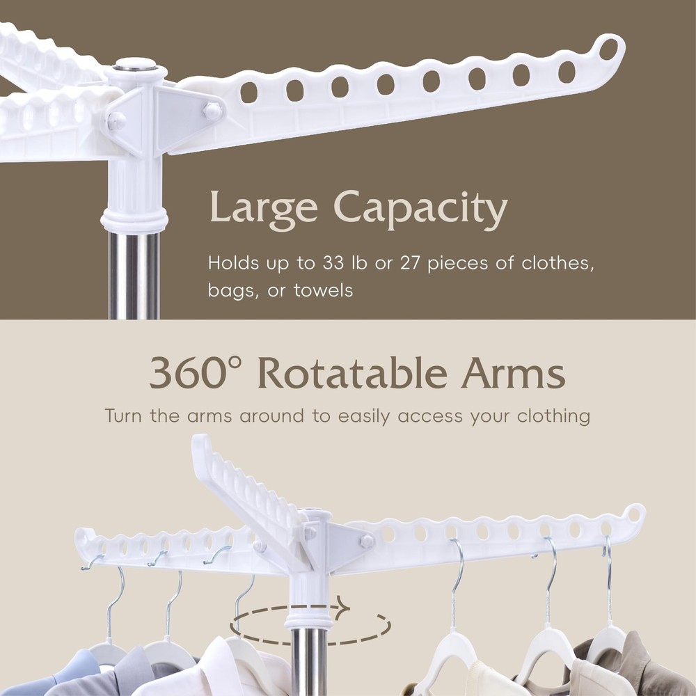 Clothes Drying Rack, Foldable Laundry Drying Rack, Indoor 59Inch Drying Rack ...