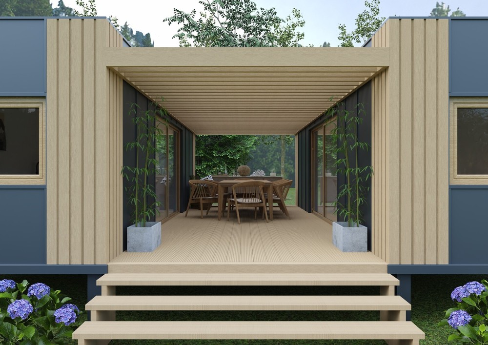 Tiny house, mobile holiday home with equipment
