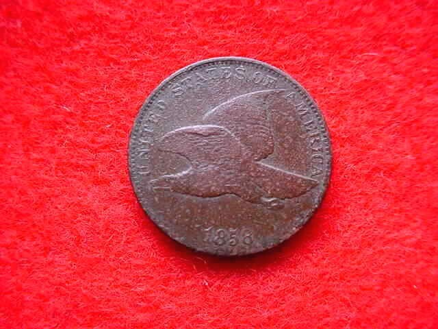 1858 FLYING EAGLE CENT GREAT CENT!!   #54