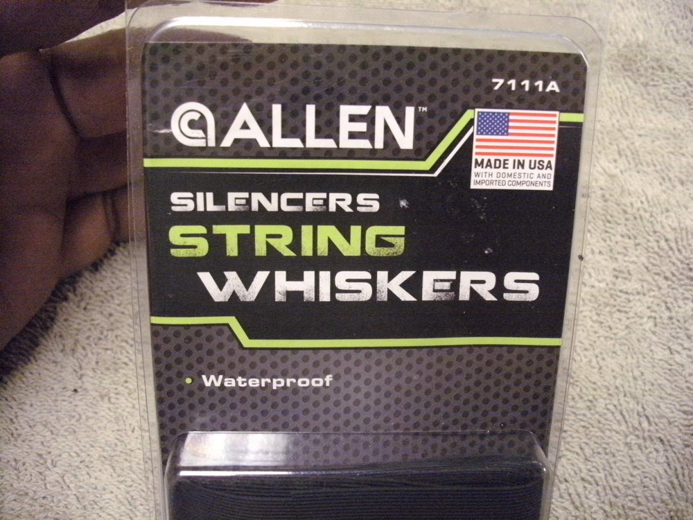Allen #7111A Silencers String Whiskers , Two Pair in Package,