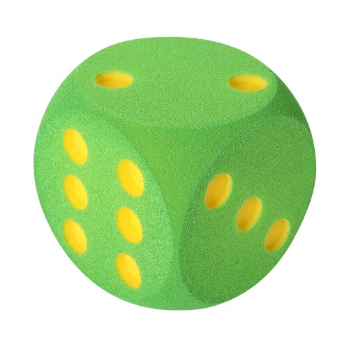 Foam dice 16 cm - matching