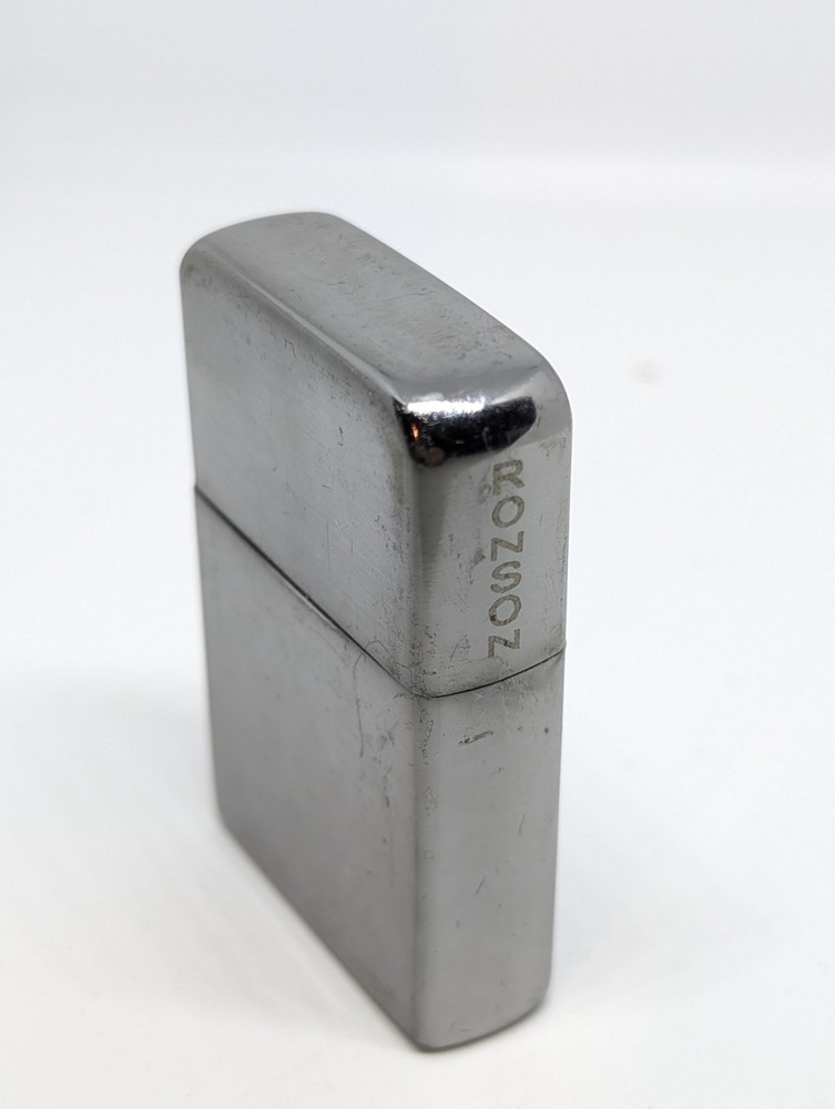 Vintage Ronson II Windproof Lighter Chrome Finish Still Sparks