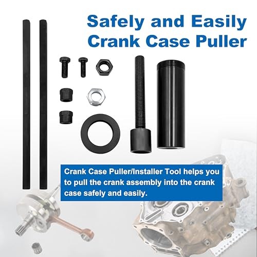 Crank Case Puller Installer Tool 17-8667 Compatible with ATV Motorcycle Dirt