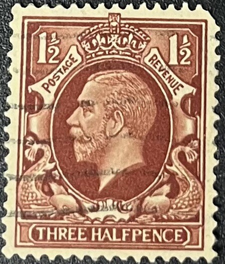 GB SGN51 1934 1½d RED-BROWN LARGE FORMAT FINE USED