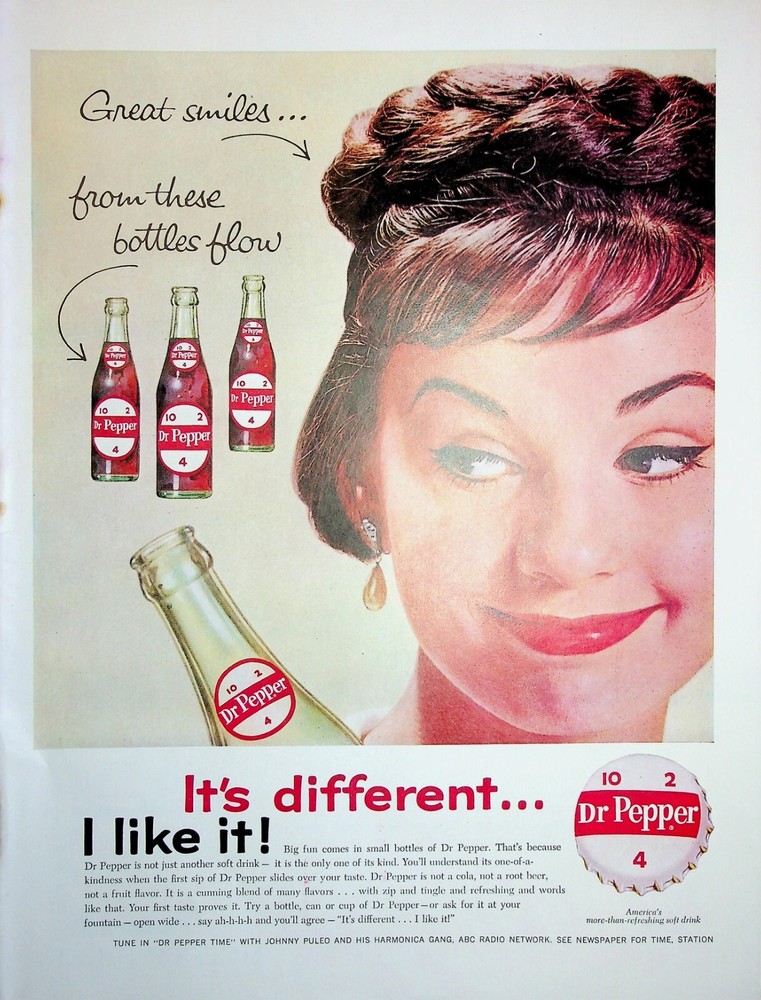 Original Dr Pepper AD: It's different... I like it !
