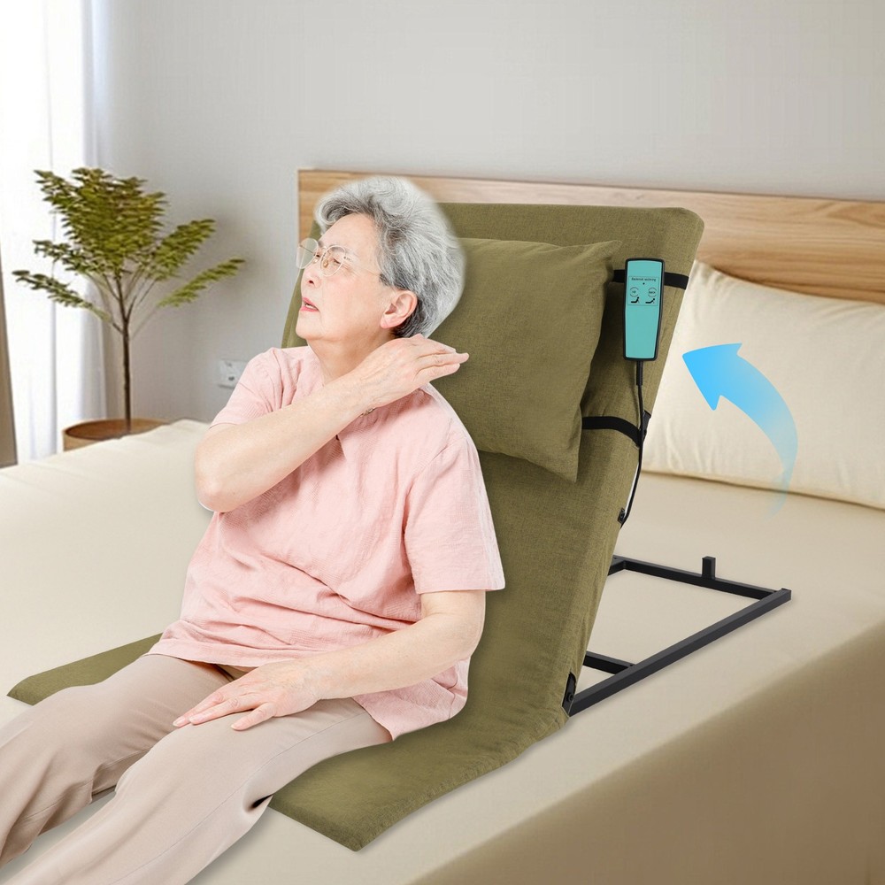 Green Electric Lifting Adjustable Bed Back Rest Electric Auxiliary Backrest US