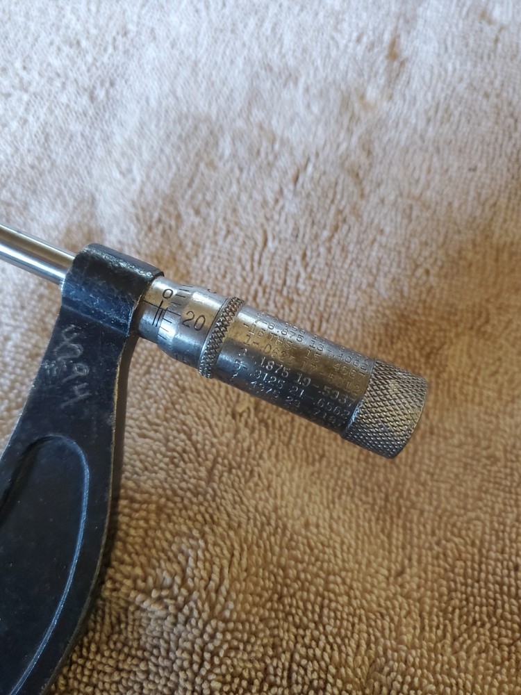 Vintage REED & SMALL Toolworks 5 - 6" Calipers Iron Frame