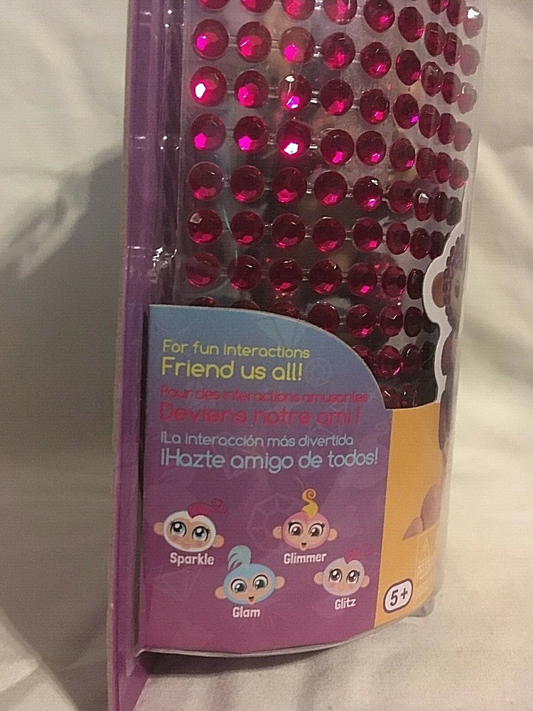 NEW WowWee Fingerlings 2019 GLITZ Bling Interactive Monkey Toy Limited Edition