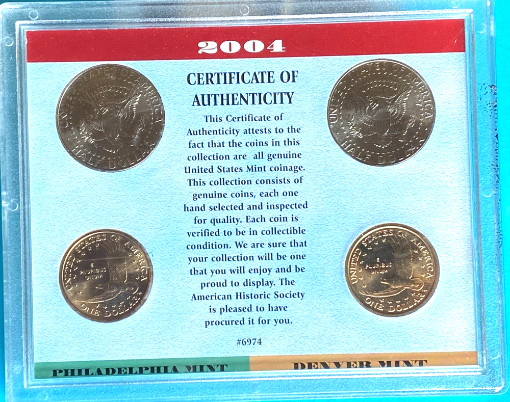 2004 Lost Coins NEVER RELEASED FOR CIRCULATION