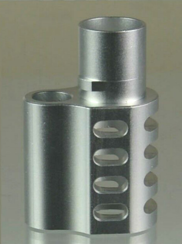 DB TAC 1911 .45 ACP Muzzle Brake Compensator Anodized Silver