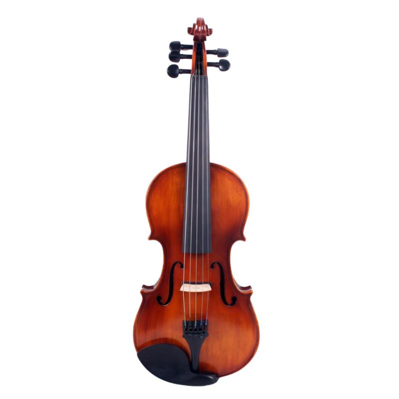 15.5 in 5 string Viola Maple spruce solid Ebony fittings steel strings Handmade