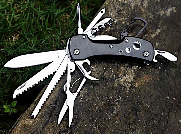 High Quality Multi-Tool Pocket Knife With 15 Functional Tools