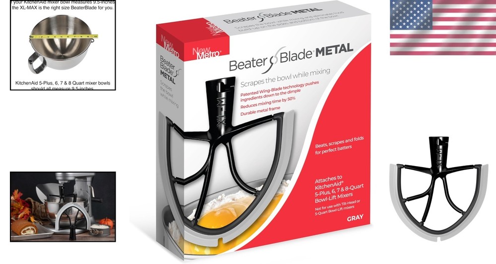 Mixer Beater Blade for KitchenAid XL-MAX