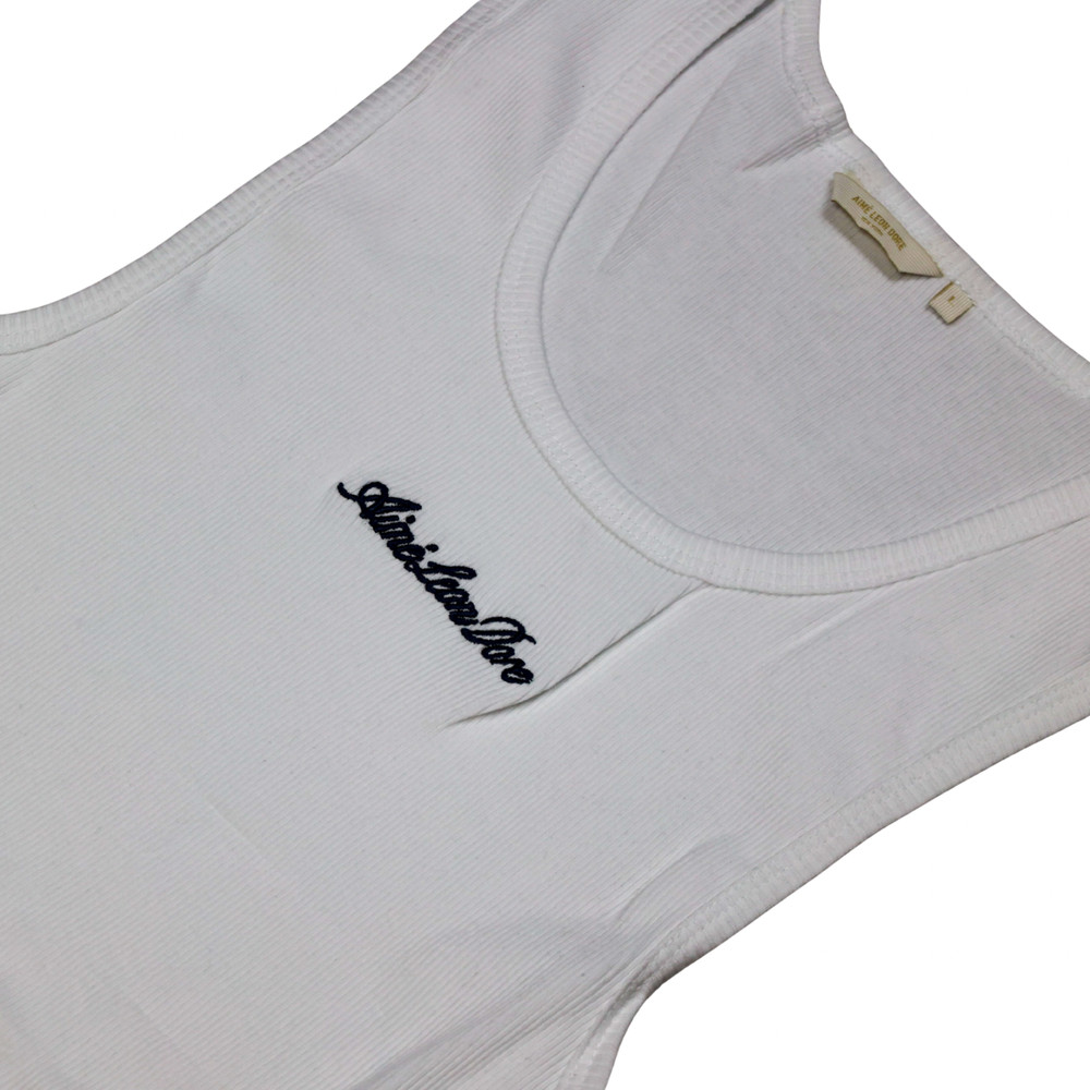 Aime Leon Dore Embroidered Logo Tank Top White
