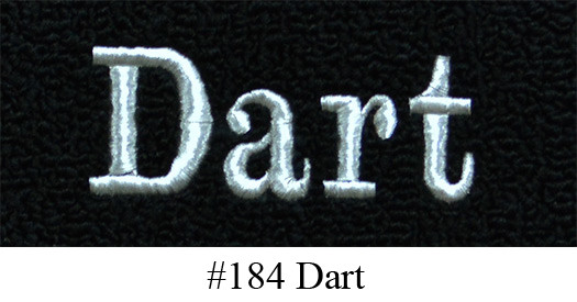 1963-1973 Dodge Dart Floor Mats - 4pc - Loop