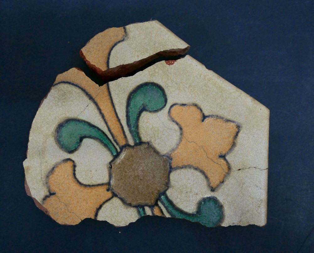 Chunky Malibu Signed Vintage Tile Shard