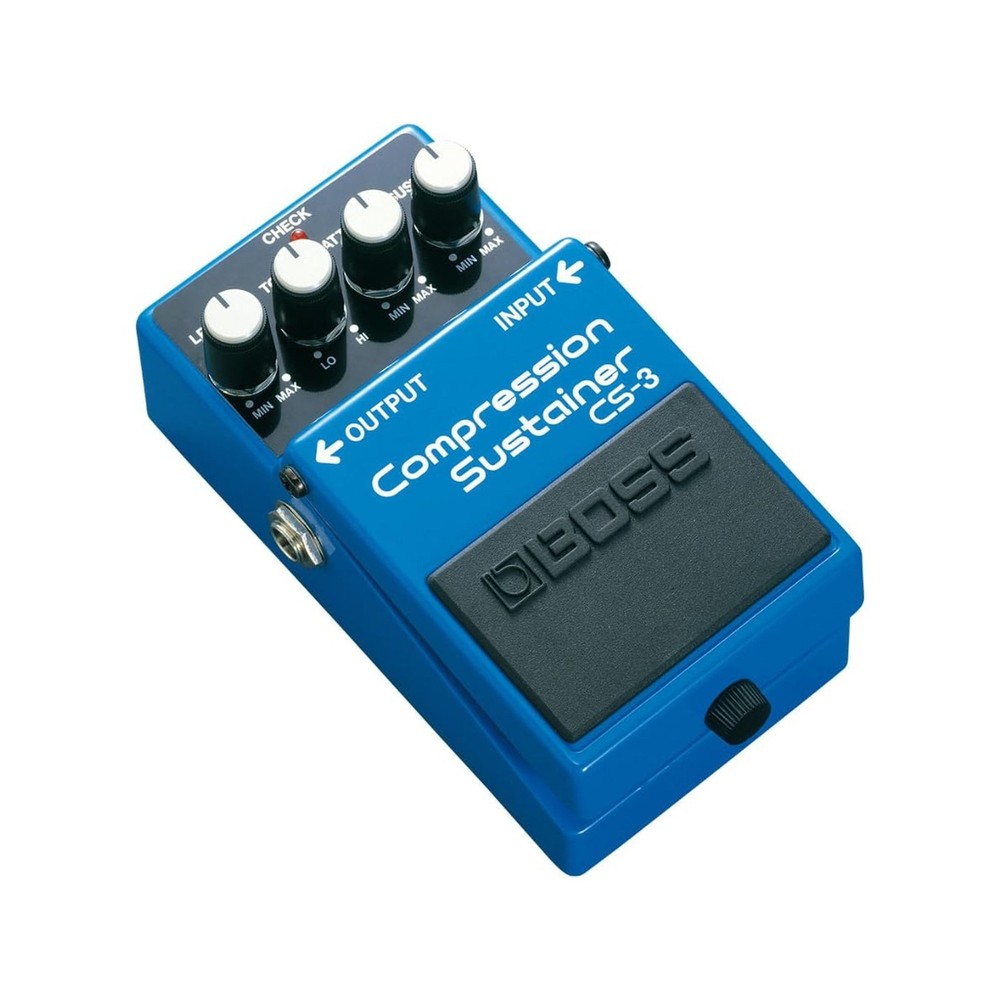 Boss CS-3 Compression Sustainer Pedal Bundle w/2x Strukture S6P48 Woven Right...