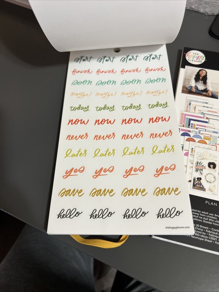 Happy Planner Sticker books 50+Sticker-sheets.
