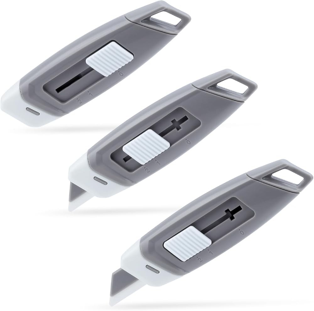 Mini Ceric Box Cutter, 2-Sta Retractable Box Opener, Mini