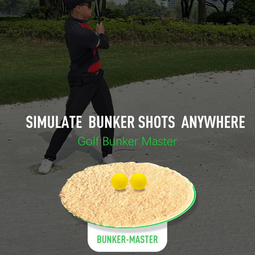Bunker Mate Simulate Bunker Shots Anywhere with Our Golf Practice Mats