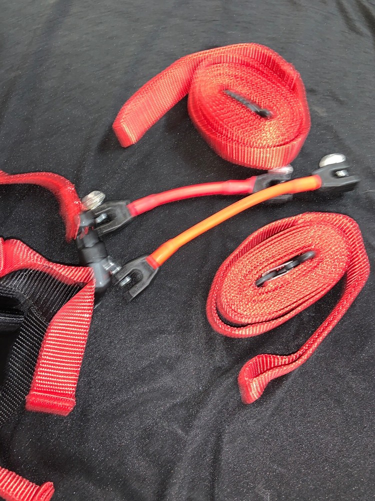LUCKY BUMS SKI TRAINER Grip'n Guide Handle, Leashes & Backpack