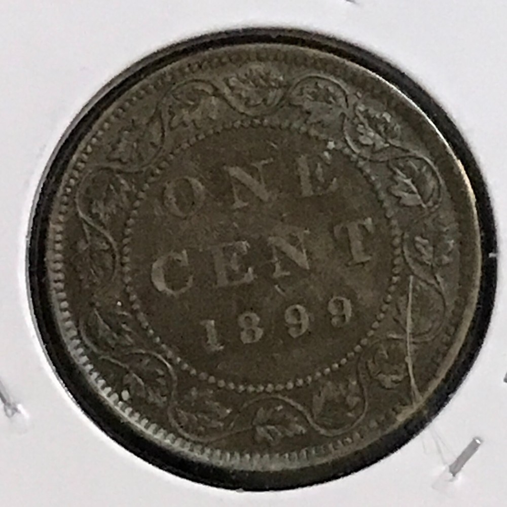 Canada Cent KM 7 Prem XF 1899