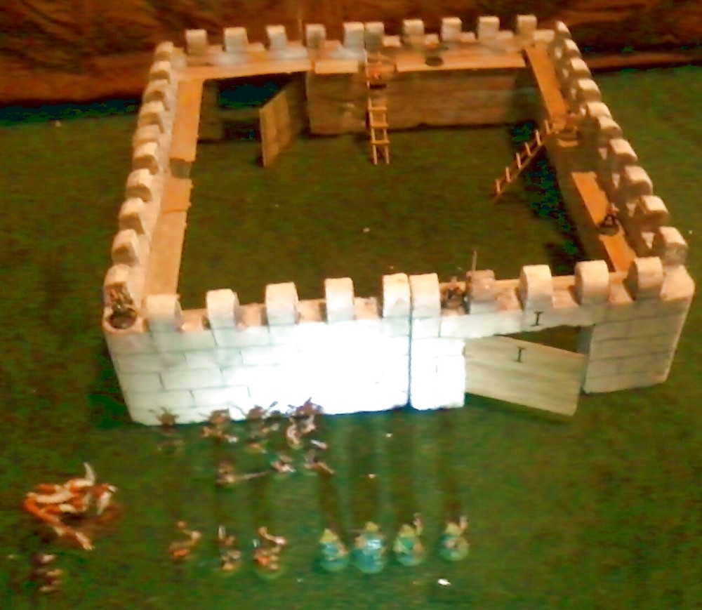 Studio J brand miniature wargaming terrain (SPECIAL prototype THE GREAT KEEP )