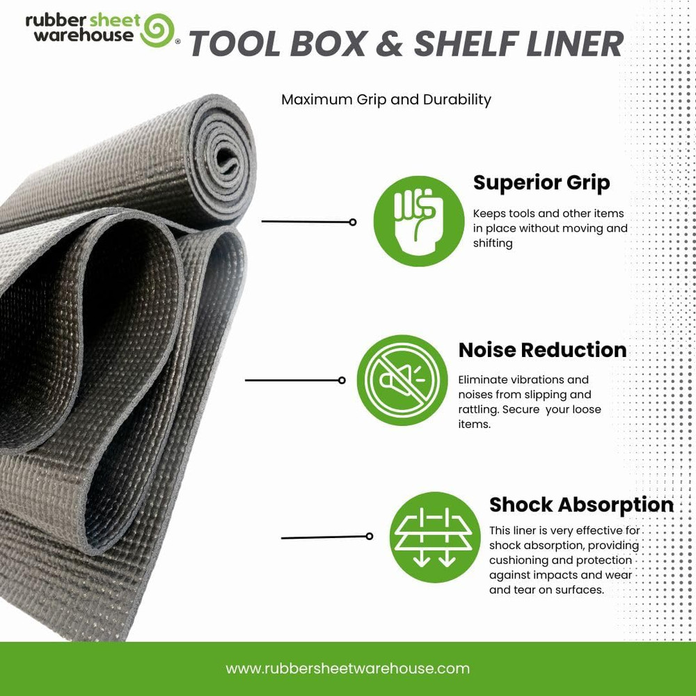 | Tool Box Mat for Protecting Your Tools, Padding Work Surfaces, Industrial Grad