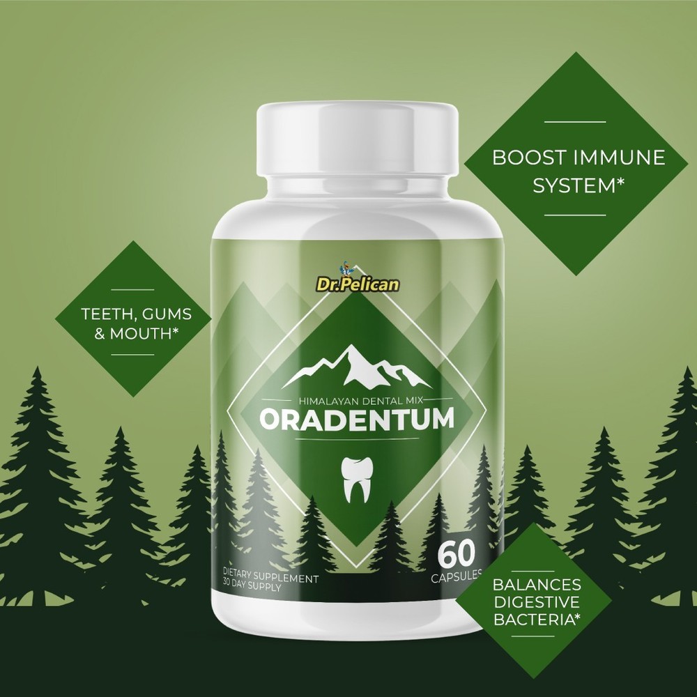 Oradentum- Oral & Digestive Support- 60 Capsules