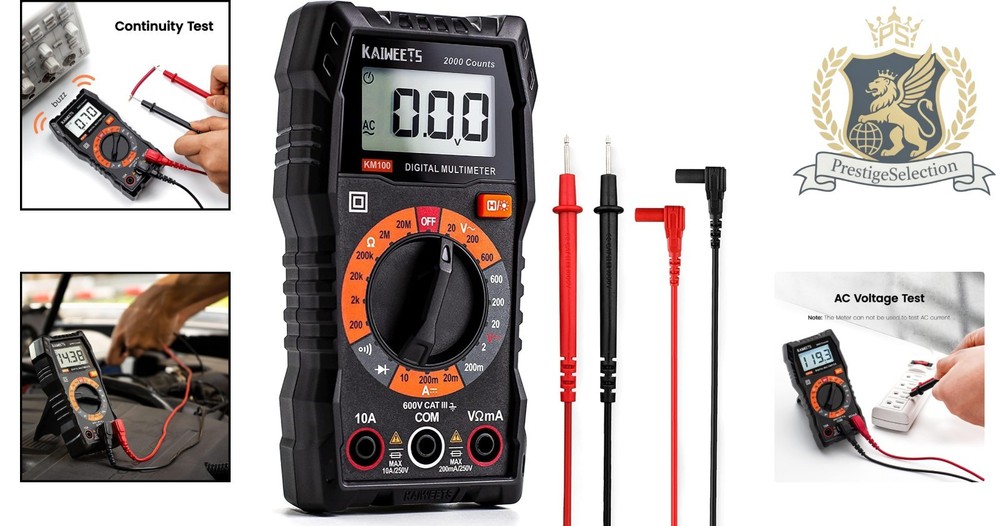Safety-Certified Digital Multimeter – Comprehensive Testing for All Applications