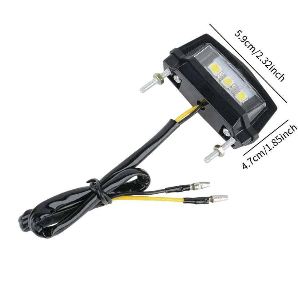 Generic License Plate Lamp Assembly Practical Waterproof High Performance