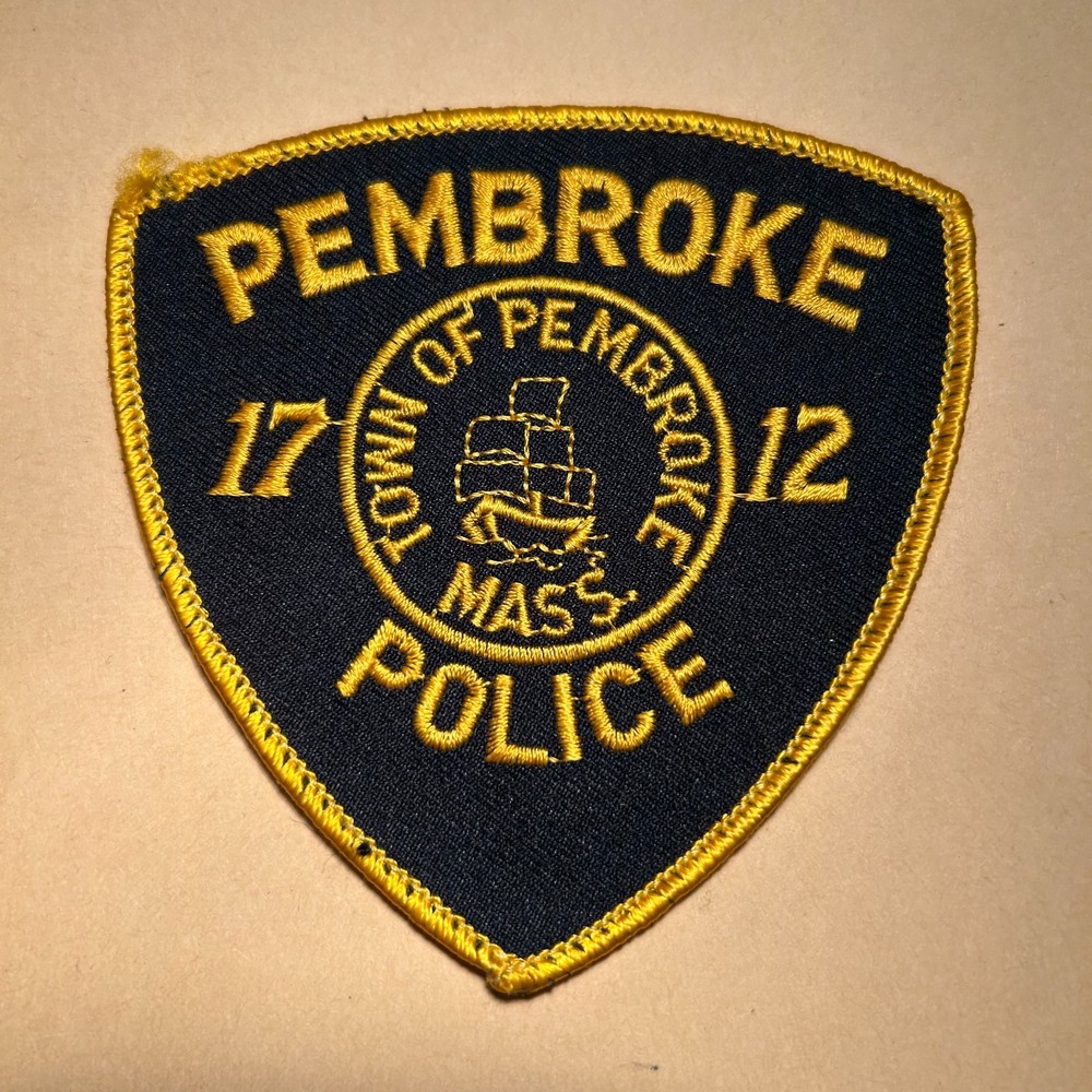 Pembroke Massachusetts MA Police patch