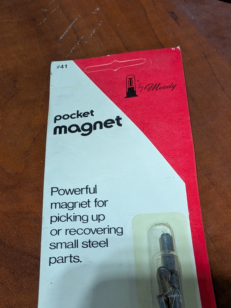Moody Tools Inc. - #41 - Pocket Magnet - NOS