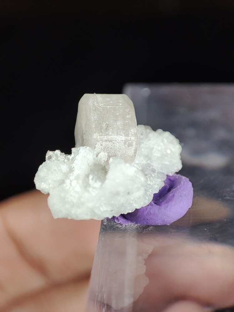Fluorescent Apatite Crystals Having Nice Growth.