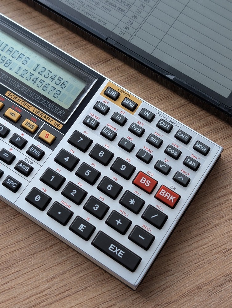 Casio FX-850P Scientific Programmable Personal Computer Calculator