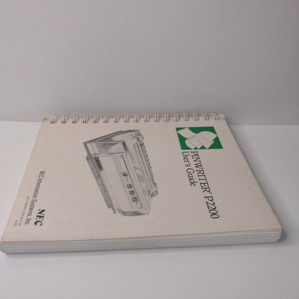 Pinwriter P2200 User's Guide