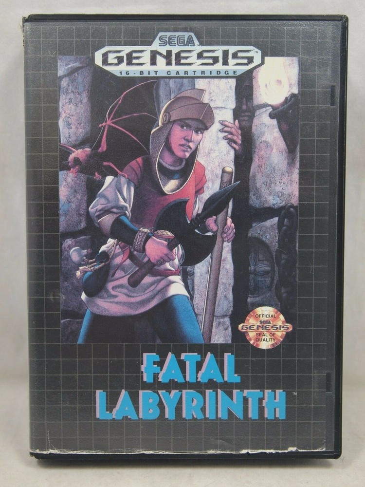 Fatal Labyrinth Case (SEGA Genesis) Authentic BOX ONLY