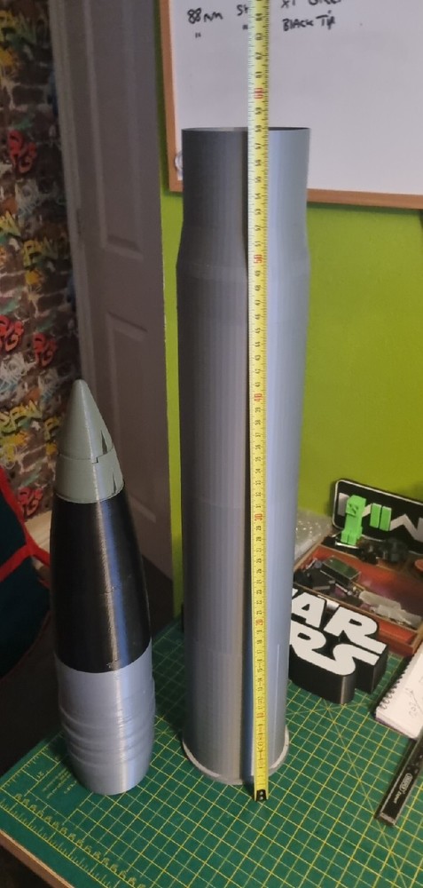 Replica 1/1 Scale 88mm Full Shell And casing PLASTIC MODEL KIT.FREE POSTAGE