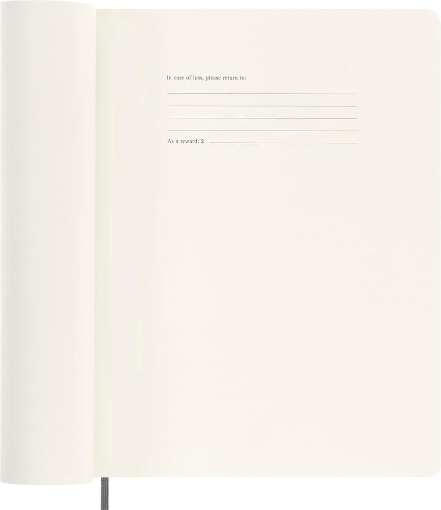 Smart Notebook, Extra Large, Plain, Black, Soft Cover (7.5 X 10)